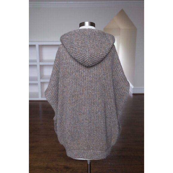 Brunello Cucinelli Women's Cardigan Vest Poncho Monili Sweater Knit size XS - Picture 5 of 9